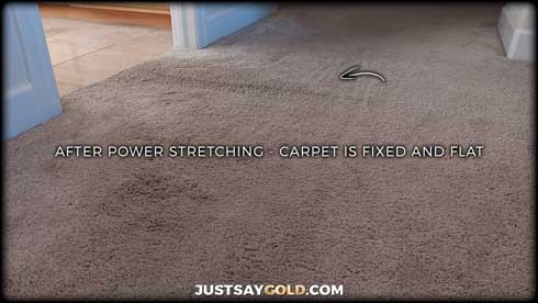 After Carpet Stretching & Repair In Cameron Park CA