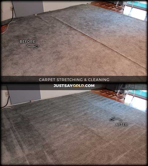 Stretching Carpet To Fix Wrinkles In Sacramento CA